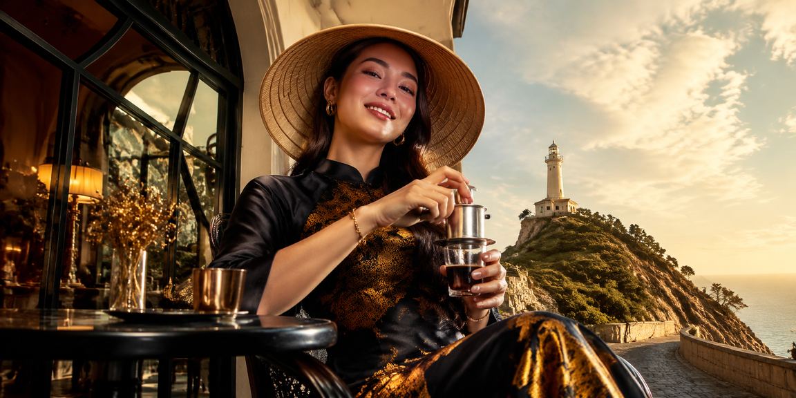 Phụ nữ đội nón lá tại Vũng Tàu trải nghiệm dịch vụ cá cược trực tuyến trên thiết bị di động